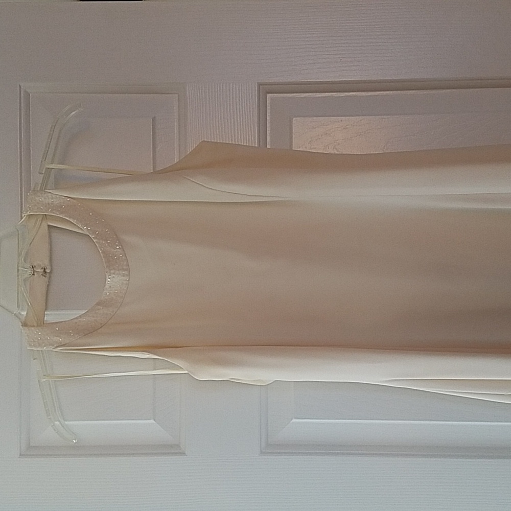 Beaded Ivory Gown From The White House